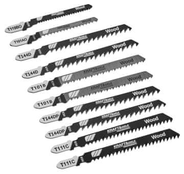 Kraft&Dele Komplet listov za vbodno žago, 10 kosov KD10336