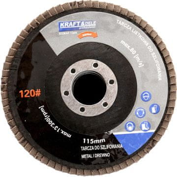 Kraft&Dele Lamelni disk 115 mm P100 KD963