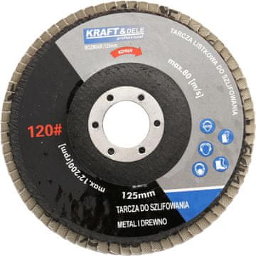 Kraft&Dele Lamelni disk 125 mm P120 KD969
