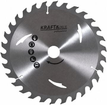 Kraft&Dele 210 mm karbidni žagin list za les 20T KD1024