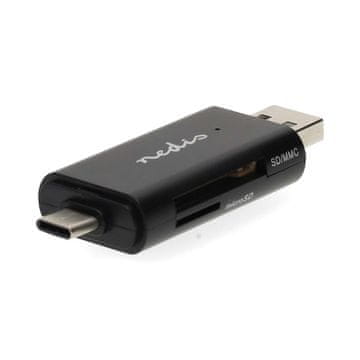 Nedis Čitalec kartic | microSD (TF) / microSDHC (TF) / microSDXC (TF) / SD / SDHC / SDXC | USB 2.0