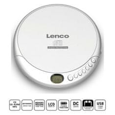 LENCO Prenosni CD MP3 predvajalnik anti-shock Silver