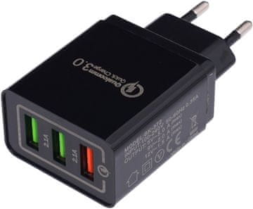 Kraft&Dele Stenski polnilnik QUICK CHARGE 3.0 KD1236