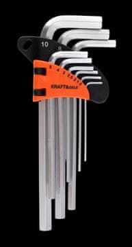 Kraft&Dele Komplet šesterokotnih nastavkov, 9-delni, 1,5-10 mm, KD11932