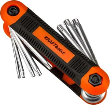 Kraft&Dele 8-DELNI ZLOŽLJIVI TORX KLJUČI KD11935