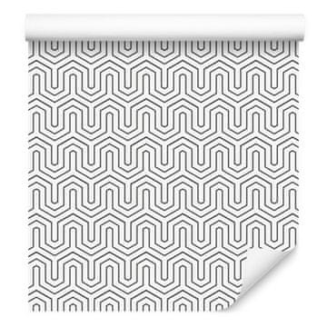 Tapeta z geometrijskim abstraktnim vzorcem za dnevno sobo in spalnico 50x1000 cm