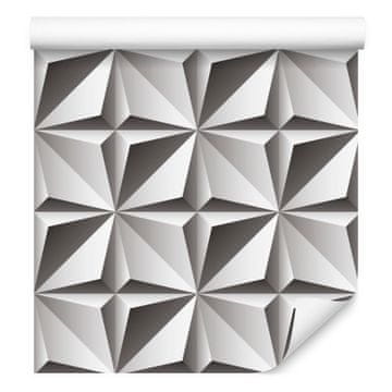 3D optične geometrijske figure tapeta za dnevno sobo in spalnico 50x1000 cm