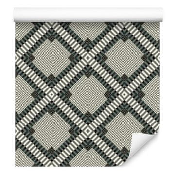 Geometrijska in retro tapeta za dnevno sobo in spalnico 50x1000 cm