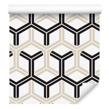 Geometrijska in šesterokotna tapeta za dnevno sobo in spalnico 50x1000 cm