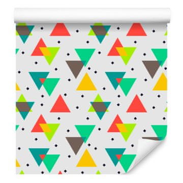 Tapeta z geometrijskim vzorcem za dnevno sobo in spalnico 50x1000 cm