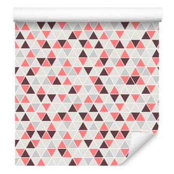 Geometrijske in barvite trikotne tapete za dnevno sobo in spalnico 50x1000 cm