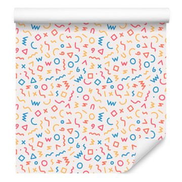 Tapeta z geometrijskimi oblikami za dnevno sobo in spalnico 50x1000 cm