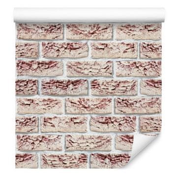 Opečna stenska tapeta za dnevno sobo in spalnico 50x1000 cm