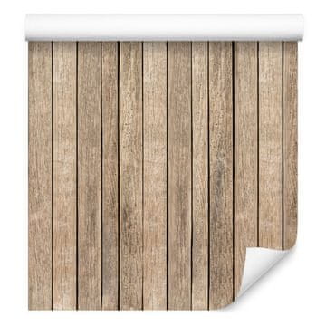 Tapeta z lesenimi deskami v skandinavskem slogu 50x1000 cm