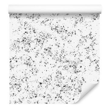 Betonsko-bele tapete za dnevno sobo in spalnico 50x1000 cm