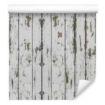 Retro tapeta z lesenimi ploščami za dnevno sobo in spalnico 50x1000 cm