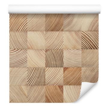 Mozaična lesena tapeta za dnevno sobo in spalnico 50x1000 cm