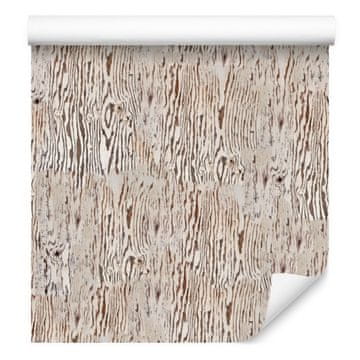 Tapeta z vzorcem in nežnim lubjem za dnevno sobo in spalnico 50x1000 cm