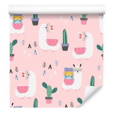Lamy tapeta z barvitimi vzorci za dnevno sobo in spalnico 50x1000 cm