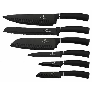 Berlingerhaus Komplet nožev z antibakterijsko površino 6 kosov Royal Black Collection BH-2383