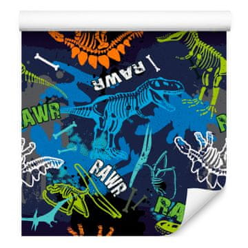 Fototapeta z dinozavri in živalmi za dnevno sobo in spalnico 50x1000 cm
