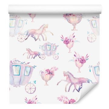 Tapeta s konji za dnevno sobo in spalnico 50x1000 cm