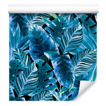 Fototapeta s tropskimi rastlinami za dnevno sobo in spalnico 50x1000 cm