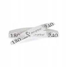 Aba Group Pilica za nohte HALF MOON 180/240 STANDARD - FLAMINGO, 25 kosov