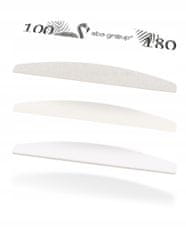 Aba Group Pilica za nohte HALF MOON 180/240 STANDARD - FLAMINGO, 25 kosov