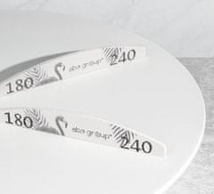 Aba Group Pilica za nohte HALF MOON 180/240 STANDARD - FLAMINGO, 25 kosov