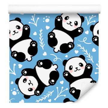 Fototapeta s pandami za dnevno sobo in spalnico 50x1000 cm
