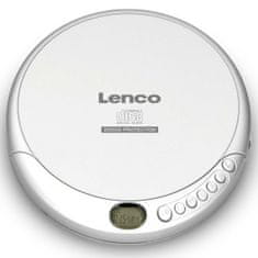 LENCO Prenosni CD MP3 predvajalnik anti-shock Silver