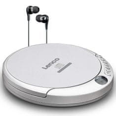 LENCO Prenosni CD MP3 predvajalnik anti-shock Silver