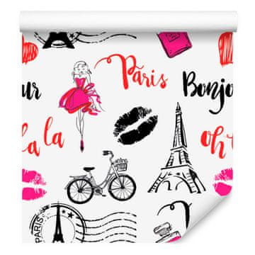 Modna tapeta Paris za dnevno sobo in spalnico 50x1000 cm