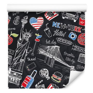Tapeta New York za dnevno sobo in spalnico 50x1000 cm