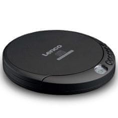 LENCO Prenosni CD MP3 predvajalnik s črno zaščito proti udarcem