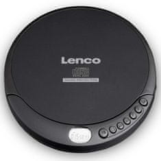 LENCO Prenosni CD MP3 predvajalnik s črno zaščito proti udarcem