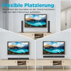 L&L Soundbar 2.0 za TV z Bluetoothom in 3D zvokom