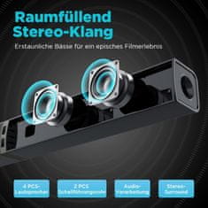 L&L Soundbar 2.0 za TV z Bluetoothom in 3D zvokom