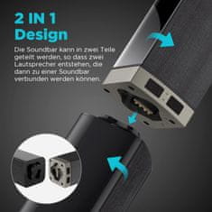 L&L Soundbar 2.0 za TV z Bluetoothom in 3D zvokom