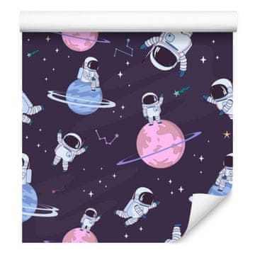 Fototapeta z astronavti za dnevno sobo in spalnico 50x1000 cm