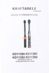 Kraft&Dele Momentni ključ 1/4"" 1-25Nm KD11392