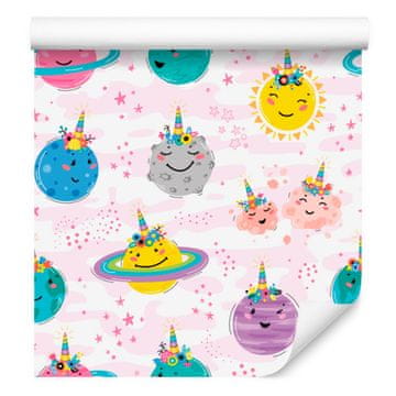 Barvita tapeta Cosmos za dnevno sobo in spalnico 50x1000 cm