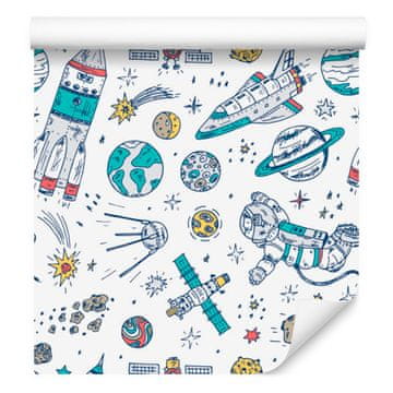 Tapeta Cosmos v skandinavskem slogu za dnevno sobo in spalnico 50x1000 cm