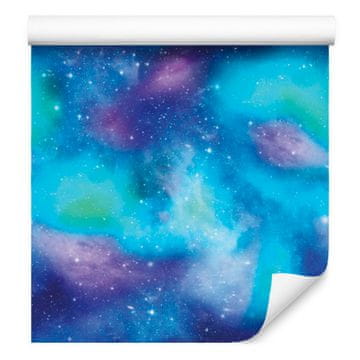 Modra galaksija tapeta za dnevno sobo in spalnico 50x1000 cm