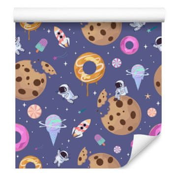 Tapeta Cosmic Sweets za dnevno sobo in spalnico 50x1000 cm