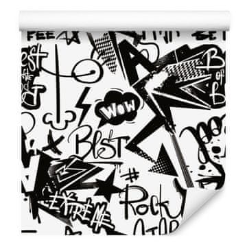 Graffiti tapeta za dnevno sobo in spalnico 50x1000 cm