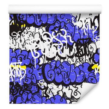 Graffiti tapeta z elementi za dnevno sobo in spalnico 50x1000 cm