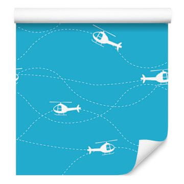 Fototapeta s helikopterji za dnevno sobo in spalnico 50x1000 cm