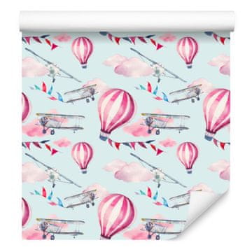 Fototapeta Baloni med letali za dnevno sobo in spalnico 50x1000 cm